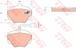 TRW GDB976 Колодки задние Discovery III/Range Rover 05-> (SFP000270)