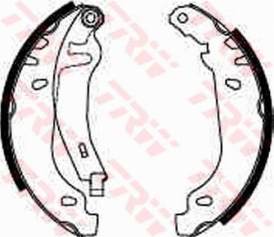 TRW GS8531 Колодки торм бар XSARA (180x32)(362309J) (95659470)