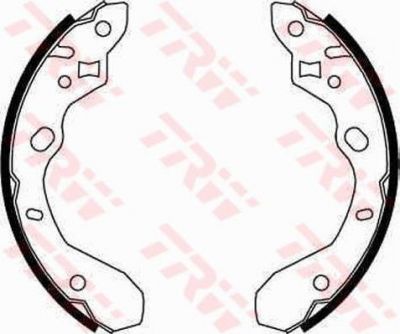 TRW GS8661 Колодки тормозные зад. Mazda 323/323F VI 1,5/1,6/2,0TD 98-04 (барабанные) (B2YD2438Z)