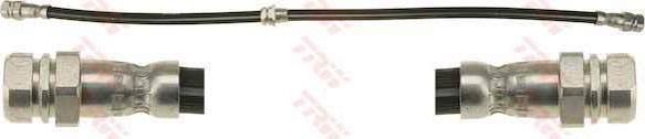 TRW PHA513 Шланг тормозной A3 all 03>,VW Golf V all 03> Golf VI 08> 545mm (1K0611701A)