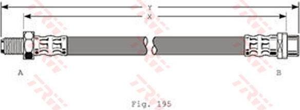 TRW PHB320 PHB320 Шланг тормозной MB (W202, W140) C180. C200. C220. C280. C250. C36 AMG. S280. S300. S350. S420. S500. S600 02.91-10.00 2024200148