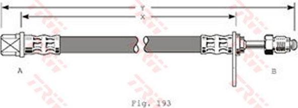 TRW PHB368 тормозной шланг на PEUGEOT 406 Break (8E/F)
