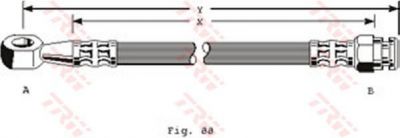 TRW PHD111 тормозной шланг на SKODA 105,120 (744)