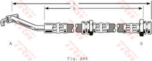 TRW PHD127 тормозной шланг на MAZDA 323 III Station Wagon (BW)