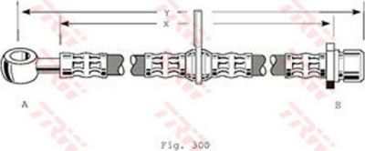 TRW PHD191 тормозной шланг на HONDA PRELUDE III (BA)