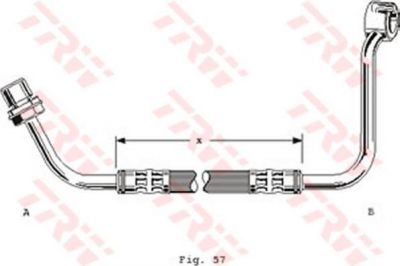 TRW PHD232 тормозной шланг на FORD TRANSIT c бортовой платформой/ходовая часть (V_ _)