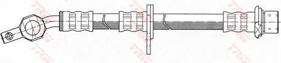 TRW PHD373 тормозной шланг на TOYOTA CAMRY седан (_XV4_)