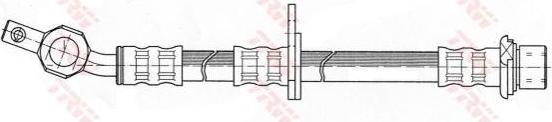 TRW PHD374 Шланг торм.зад.L Toyota Camry 91-96/Carina E 92-97 (9094702878)