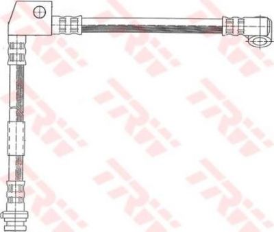 TRW PHD390 тормозной шланг на NISSAN PRIMERA (P10)