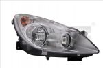 TYC 20-1153-00-21 основная фара на OPEL CORSA D