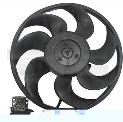 TYC 825-0024 вентилятор, охлаждение двигателя на OPEL ZAFIRA B Van