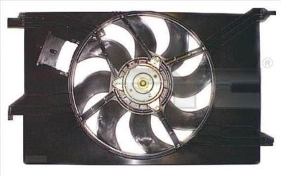 TYC 825-1024 вентилятор, охлаждение двигателя на OPEL VECTRA C GTS