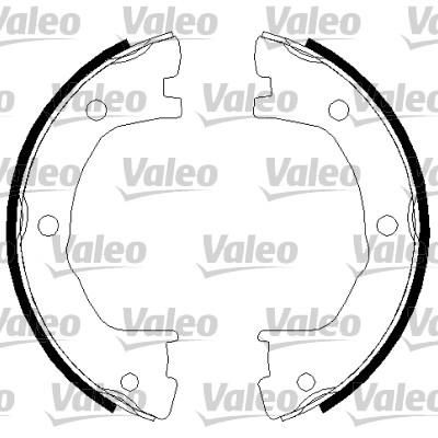 Valeo 128900 комплект тормозных колодок, стояночная тормозная с на RENAULT TRUCKS MASCOTT фургон/универсал