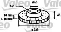 Valeo 186449 тормозной диск на MAZDA 323 C IV (BG)