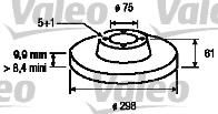 Valeo 186568 тормозной диск на 5 (E39)