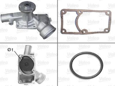 Valeo 506031 водяной насос на OPEL KADETT D (31_-34_, 41_-44_)