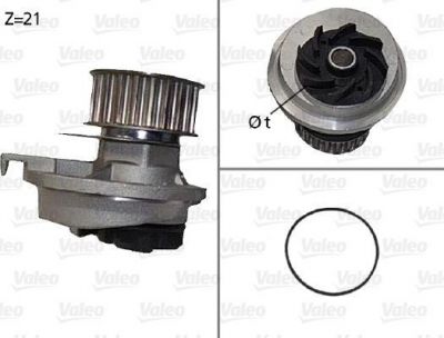 Valeo 506087 водяной насос на OPEL KADETT E Combo (38_, 48_)
