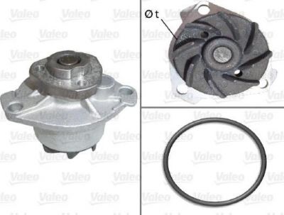 Valeo 506484 водяной насос на VW GOLF IV (1J1)