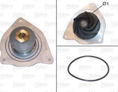 Valeo 506616 водяной насос на CHRYSLER VISION