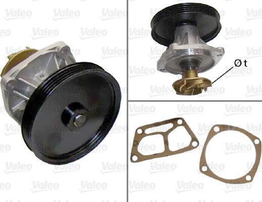 Valeo 506668 водяной насос на FIAT UNO (146A/E)
