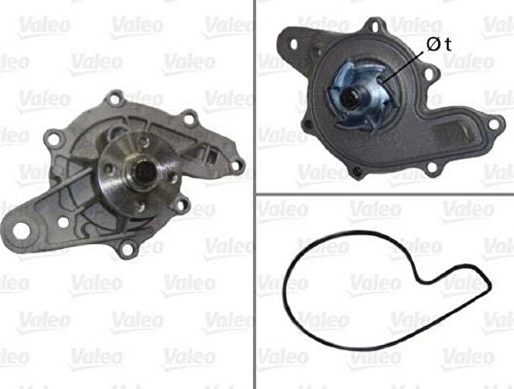 Valeo 506677 водяной насос на SMART FORTWO Cabrio (451)
