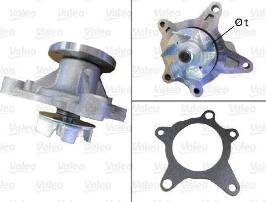Valeo 506977 водяной насос на KIA CEE'D SW (ED)