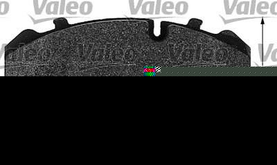 Valeo 541675 комплект тормозных колодок, дисковый тормоз на MERCEDES-BENZ ATEGO