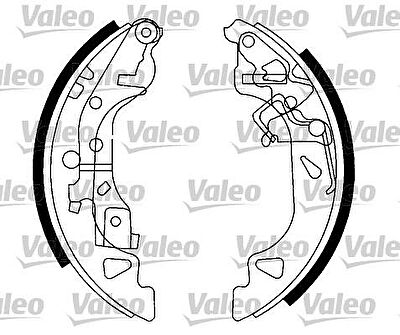 Valeo 554811 комплект тормозных колодок на FIAT PUNTO (188)
