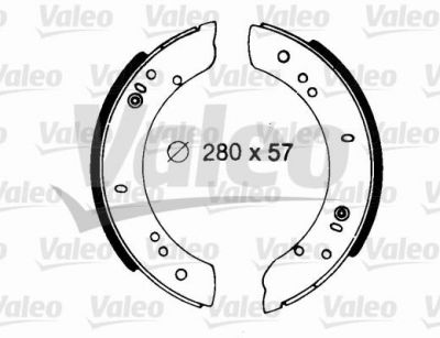 Valeo 562035 комплект тормозных колодок на LAND ROVER DEFENDER Station Wagon (LD)