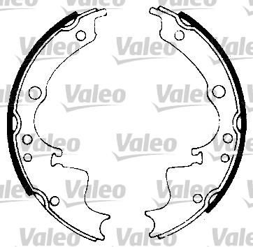 Valeo 562063 комплект тормозных колодок на BEDFORD BLITZ (CF97)