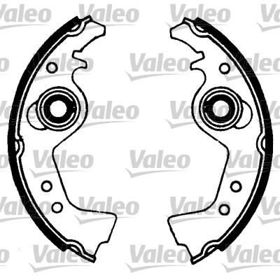 Valeo 562761 комплект тормозных колодок на FIAT UNO (146A/E)