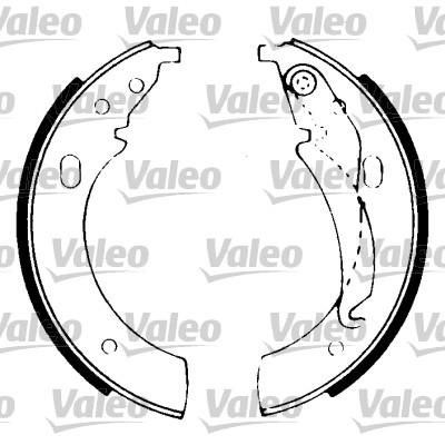 Valeo 562983 комплект тормозных колодок на 3 (E21)