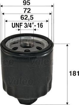 Valeo 586056 масляный фильтр на VW LT 28-35 I автобус (281-363)