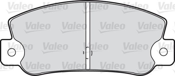 VALEO Колодки диск. Argenta, Croma, Lancia 83- 5888939 (571474, 598141)