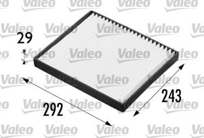 Valeo 698172 фильтр, воздух во внутренном пространстве на SAAB 9000