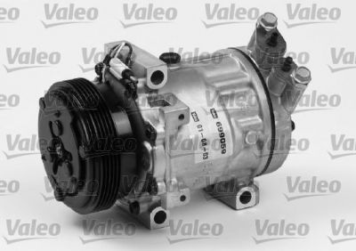 Valeo 699059 компрессор, кондиционер на RENAULT CLIO I (B/C57_, 5/357_)