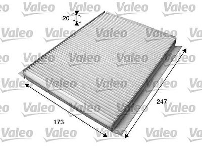 Valeo 715596 фильтр, воздух во внутренном пространстве на KIA CEE'D SW (ED)