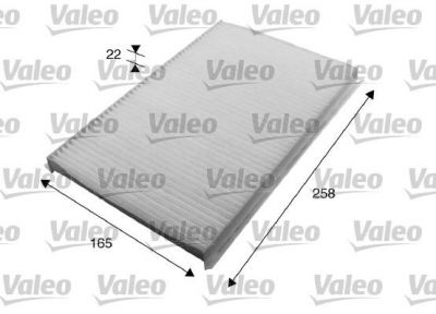 Valeo 715615 фильтр, воздух во внутренном пространстве на FIAT PALIO Weekend (178DX)