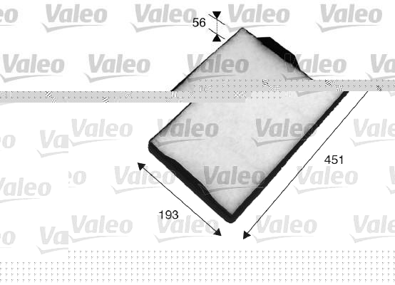 VALEO Фильтр салона для MERCEDES TRUCKS (Axor ) (716018)