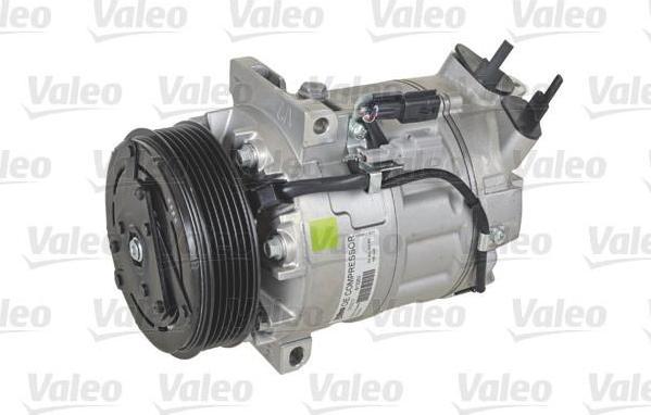 Valeo 813263 компрессор, кондиционер на RENAULT MEGANE III Наклонная задняя часть (BZ0_)