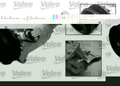 VALEO Компрессор кондиционера OPEL Zafira 1.9CDTI 05-> (13124752, 813602)