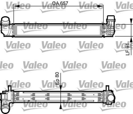Valeo 818269 интеркулер на RENAULT MEGANE III Наклонная задняя часть (BZ0_)