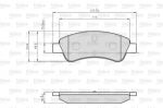 Valeo 872599 комплект тормозных колодок, дисковый тормоз на PEUGEOT PARTNER фургон (5)
