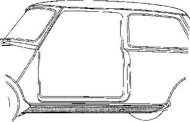 Van Wezel 0201.09 днище кузова на ROVER MINI