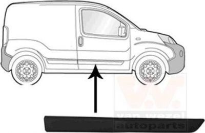 Van Wezel 0976428 облицовка / защитная накладка, дверь на PEUGEOT BIPPER Tepee