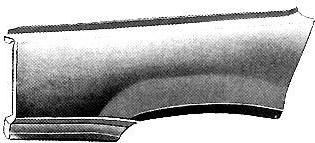 Van Wezel 1708657 крыло на FIAT PANDA (141A_)