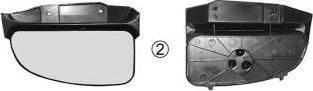 Van Wezel 1747833 зеркальное стекло, наружное зеркало на PEUGEOT BOXER фургон (230L)