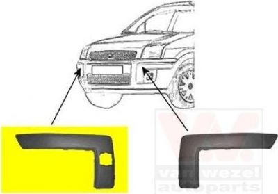 Van Wezel 1811582 облицовка, бампер на FORD FUSION (JU_)