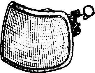 Van Wezel 1824901 фонарь указателя поворота на FORD SIERRA (GBG, GB4)