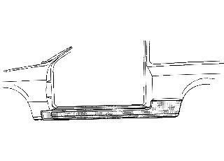 Van Wezel 1837101 накладка порога на FORD FIESTA IV (JA_, JB_)